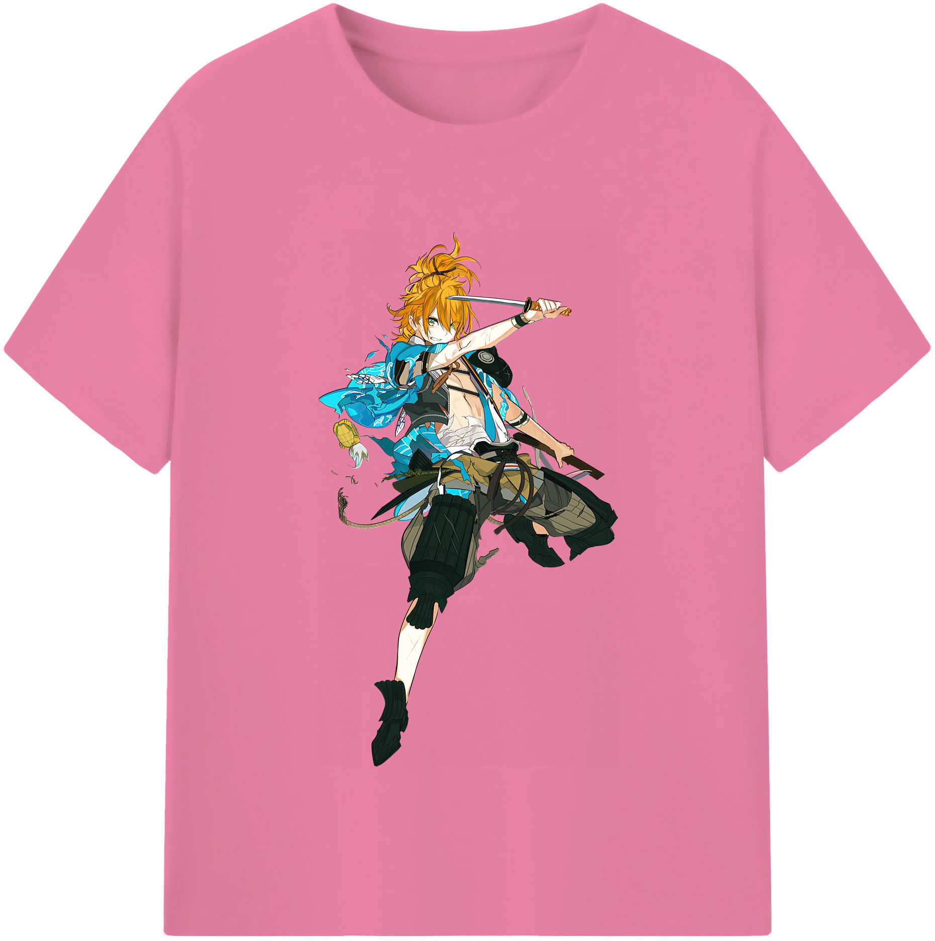 （画像用） 刀剣乱舞 Touken Ranbu 綿100％半袖Tシャツ（フロントプリント）